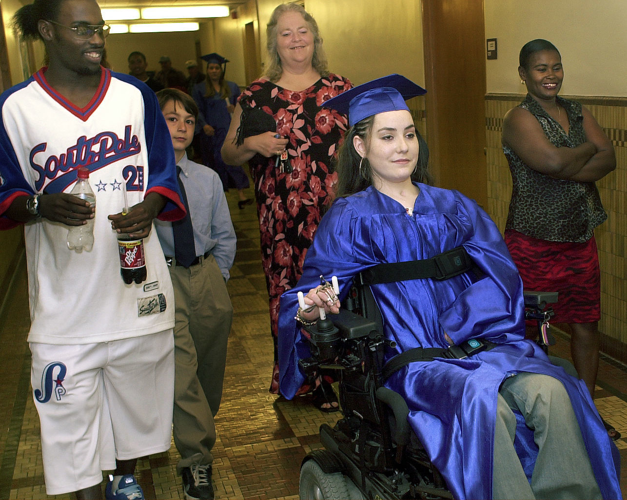 Crash victim earns GED diploma